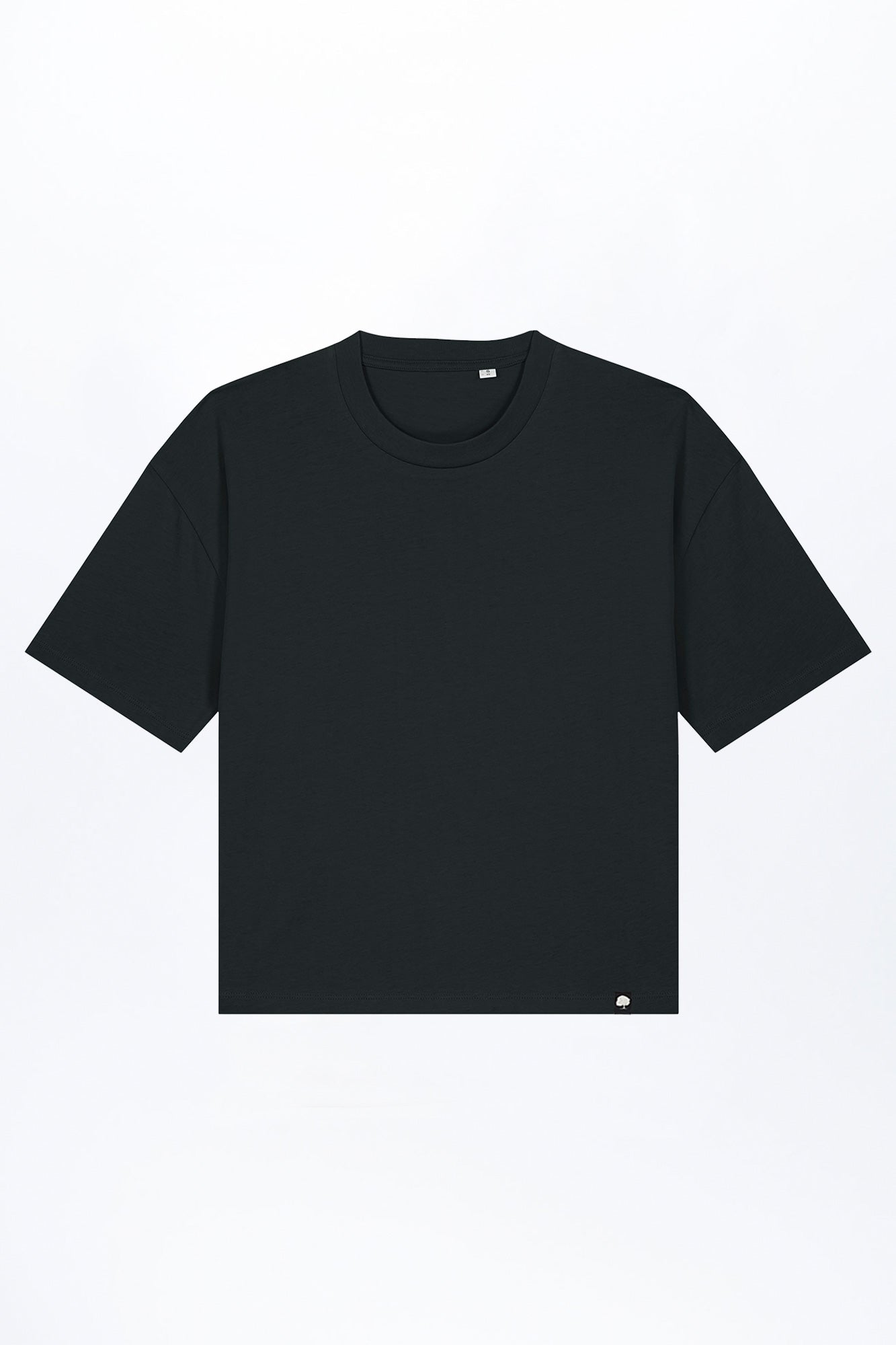 W-STTW175-Boxy-Fit-T-Shirt-aus-Bio-Baumwolle-Bio-Kleidung-BOLLIVI-Black-Vorne