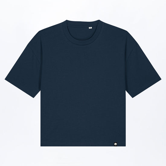 W-STTW175-Boxy-Fit-T-Shirt-aus-Bio-Baumwolle-Bio-Kleidung-BOLLIVI-French-Navy-Vorne