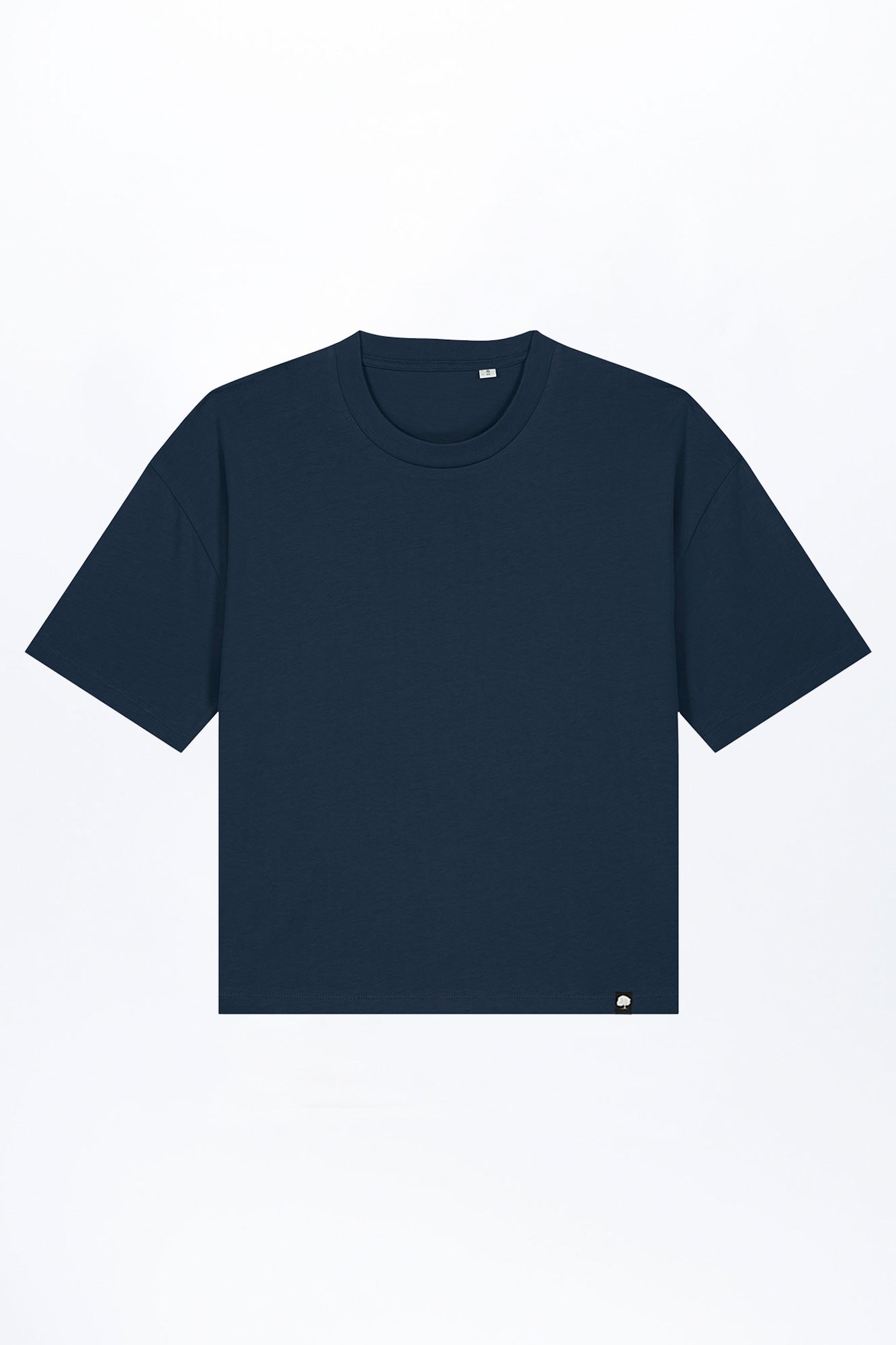 W-STTW175-Boxy-Fit-T-Shirt-aus-Bio-Baumwolle-Bio-Kleidung-BOLLIVI-French-Navy-Vorne