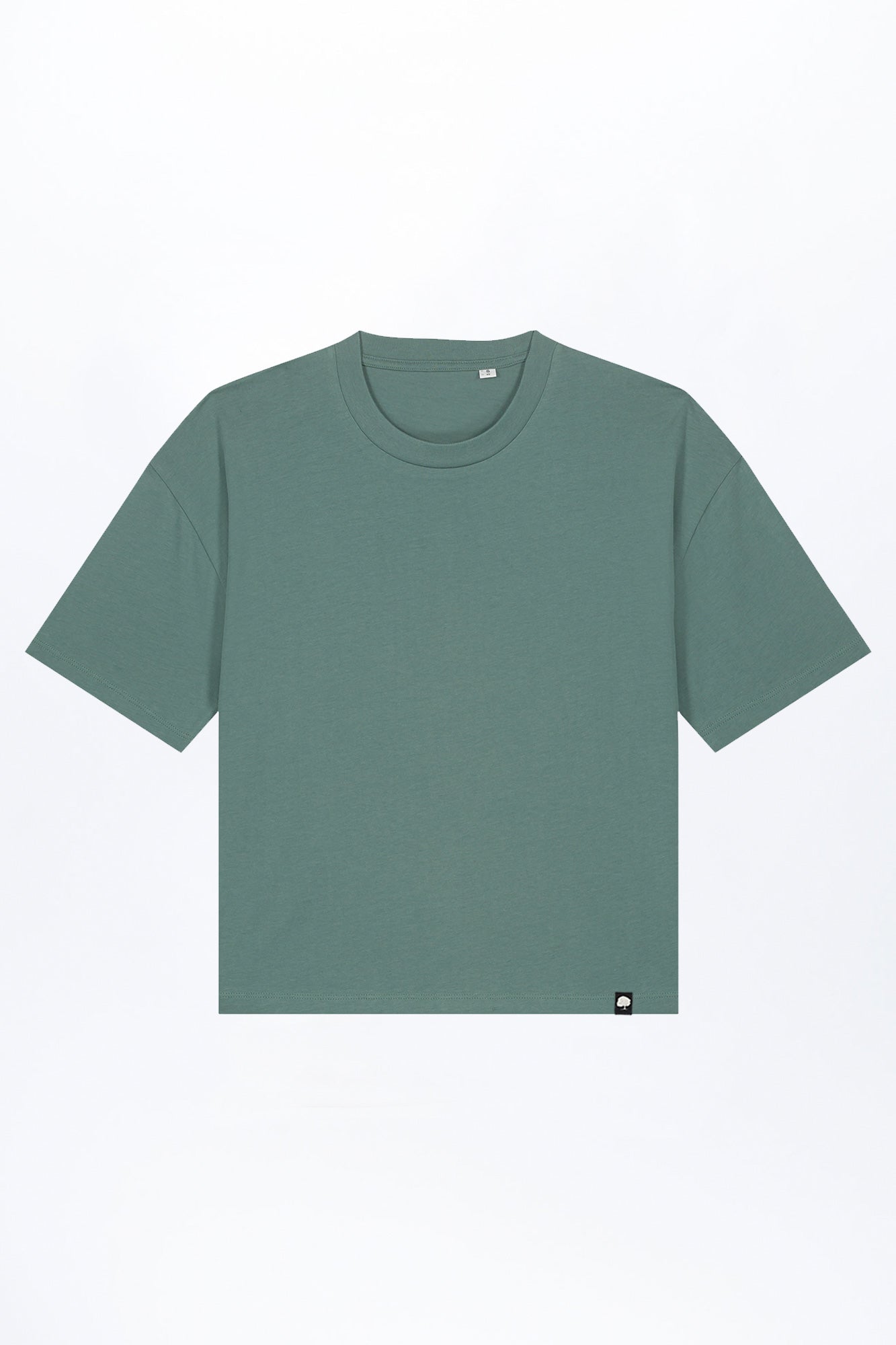 W-STTW175-Boxy-Fit-T-Shirt-aus-Bio-Baumwolle-Bio-Kleidung-BOLLIVI-Green-Bay-Vorne