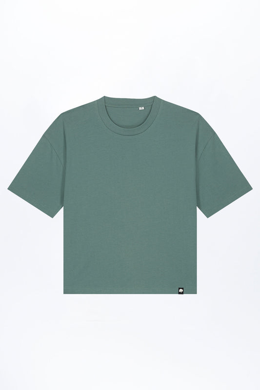 W-STTW175-Boxy-Fit-T-Shirt-aus-Bio-Baumwolle-Bio-Kleidung-BOLLIVI-Green-Bay-Vorne