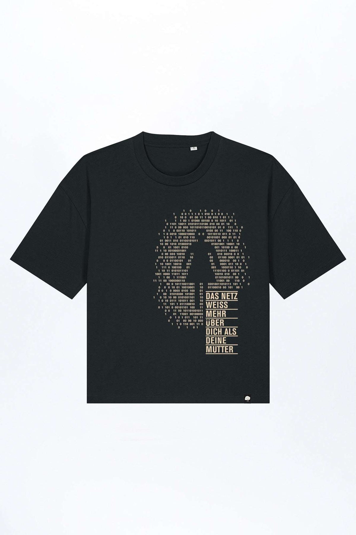 W-STTW175-Boxy-T-Shirt-aus-Bio-Baumwolle-Bedrucktes-Design-Deine-Mutter-Black