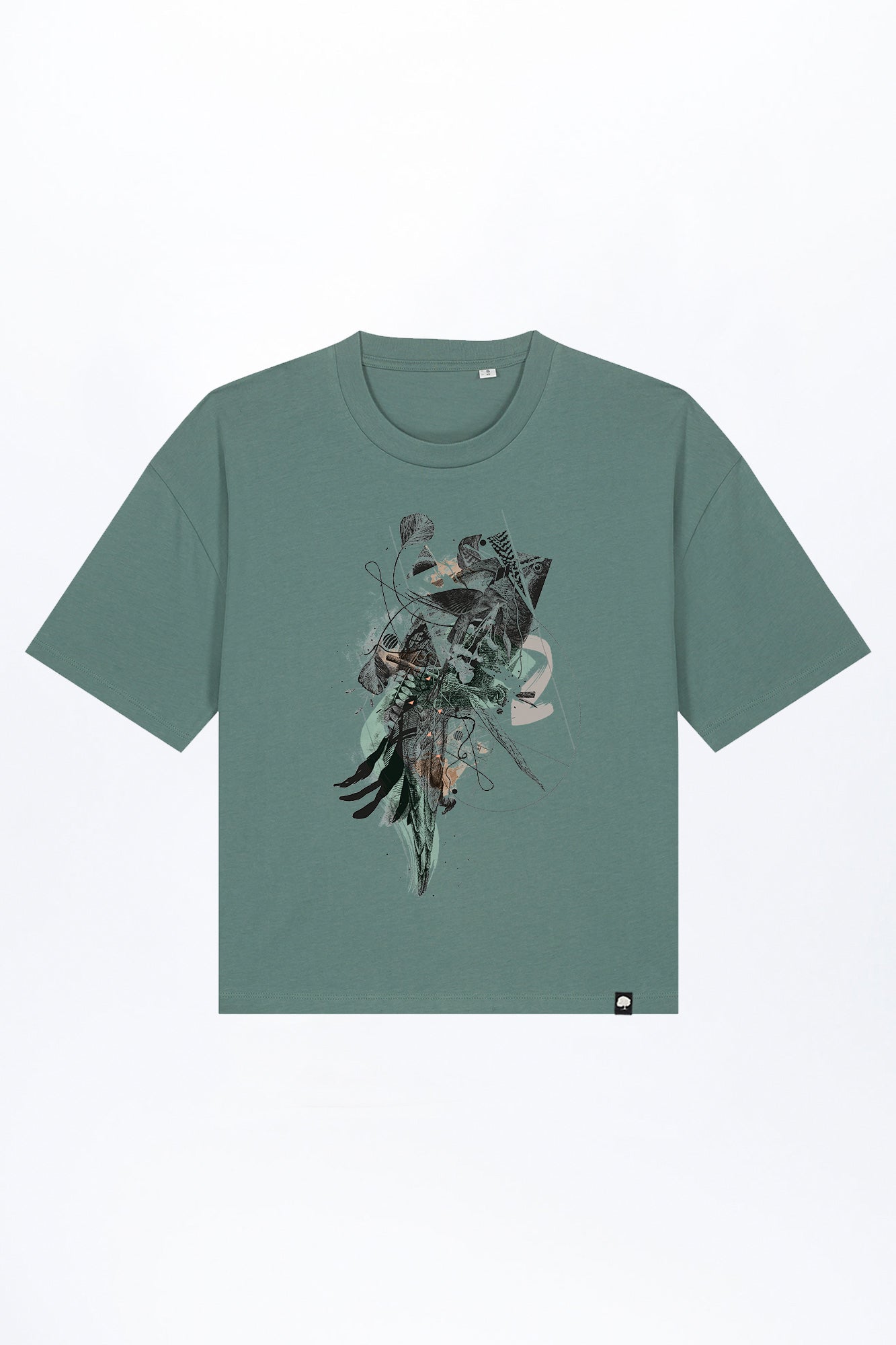 W-STTW175-Boxy-T-Shirt-aus-Bio-Baumwolle-Bedrucktes-Design-Disorder-Green-Bay