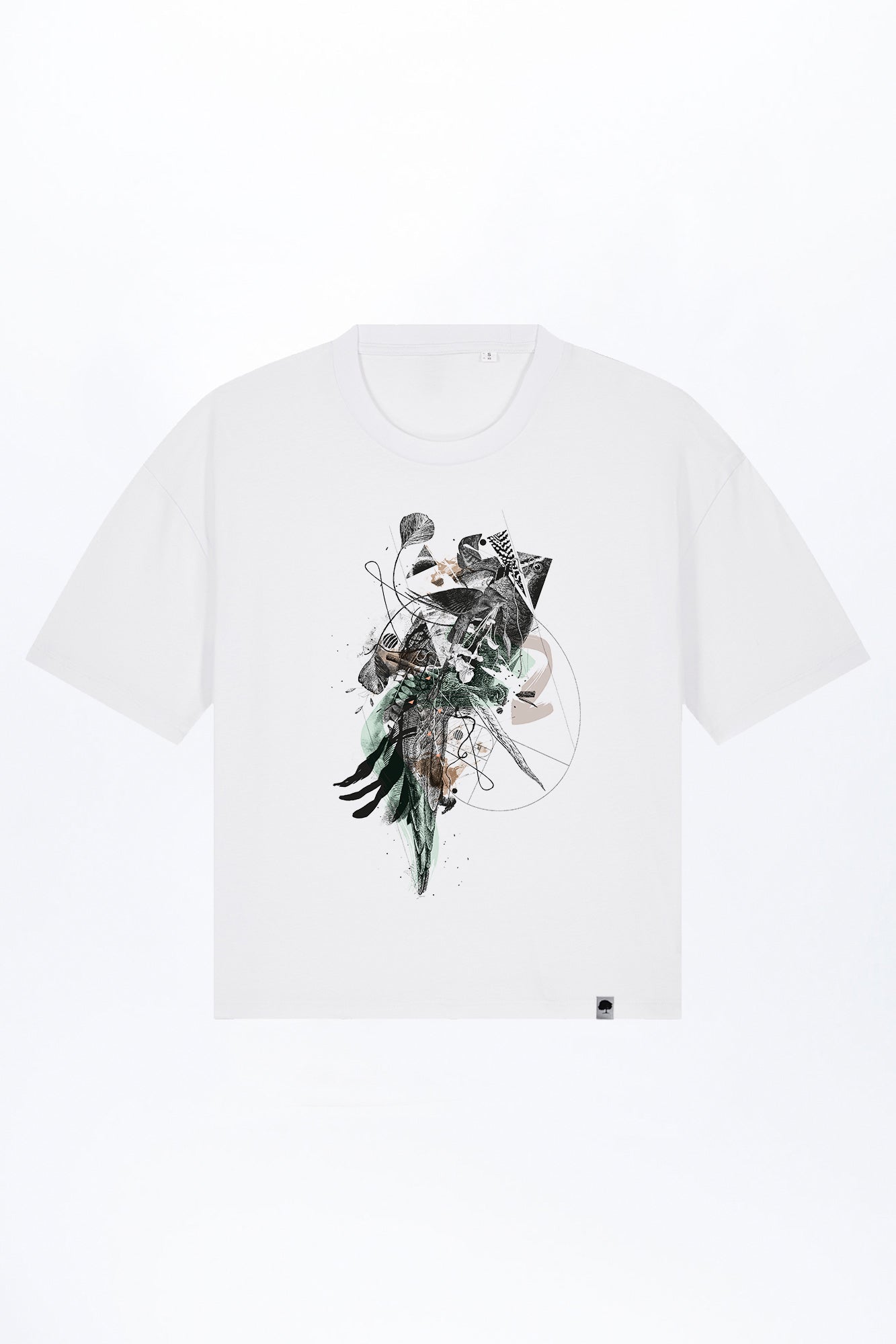 W-STTW175-Boxy-T-Shirt-aus-Bio-Baumwolle-Bedrucktes-Design-Disorder-White