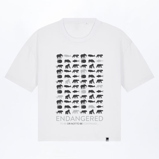 W-STTW175-Boxy-T-Shirt-aus-Bio-Baumwolle-Bedrucktes-Design-Endangered-White