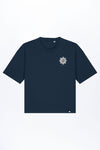 W-STTW175-Oversized-Boxy-T-Shirt-aus-Bio-Baumwolle-Bedrucktes-Design-Sea-flower-2-French-Navy