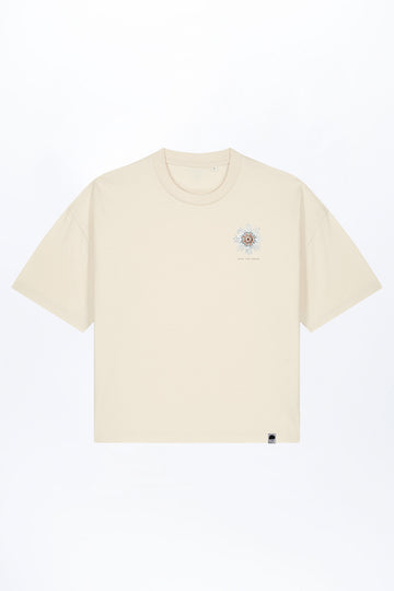 W-STTW175-Oversized-Boxy-T-Shirt-aus-Bio-Baumwolle-Bedrucktes-Design-Sea-flower-2-Natural-Raw