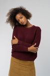 W-Turtleneck-Sweater-aus-Bio-Baumwolle-recyceltem-Polyester-Wolle-Online-Mode-Shop-Burgundy-Detail
