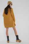 W-W221-K10-B02-DAISY-Knit-Cardigan-aus-Bio-Baumwolle-Produktion-Faire-Mode-Frauen-TARBIZ-GoldenYellow-Vorne2