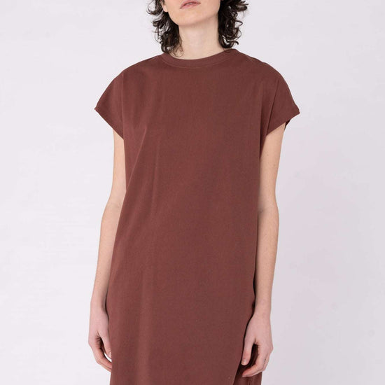 W-mw-121-500-SUNEA-T-Shirt-Kleid-aus-Bio-Baumwolle-Faire-Siegel-Kleidung-TOLSEPU-Mahogany-Vorne2