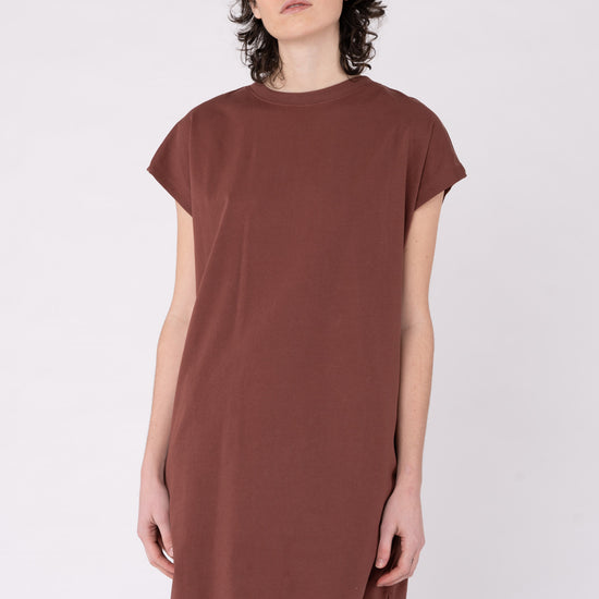 W-mw-121-500-SUNEA-T-Shirt-Kleid-aus-Bio-Baumwolle-Faire-Siegel-Kleidung-TOLSEPU-Mahogany-Vorne2