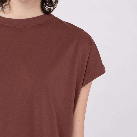 W-mw-121-500-SUNEA-T-Shirt-Kleid-aus-Bio-Baumwolle-Faire-Siegel-Kleidung-TOLSEPU-Mahogany-Vorne3