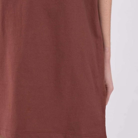 W-mw-121-500-SUNEA-T-Shirt-Kleid-aus-Bio-Baumwolle-Faire-Siegel-Kleidung-TOLSEPU-Mahogany-Vorne4