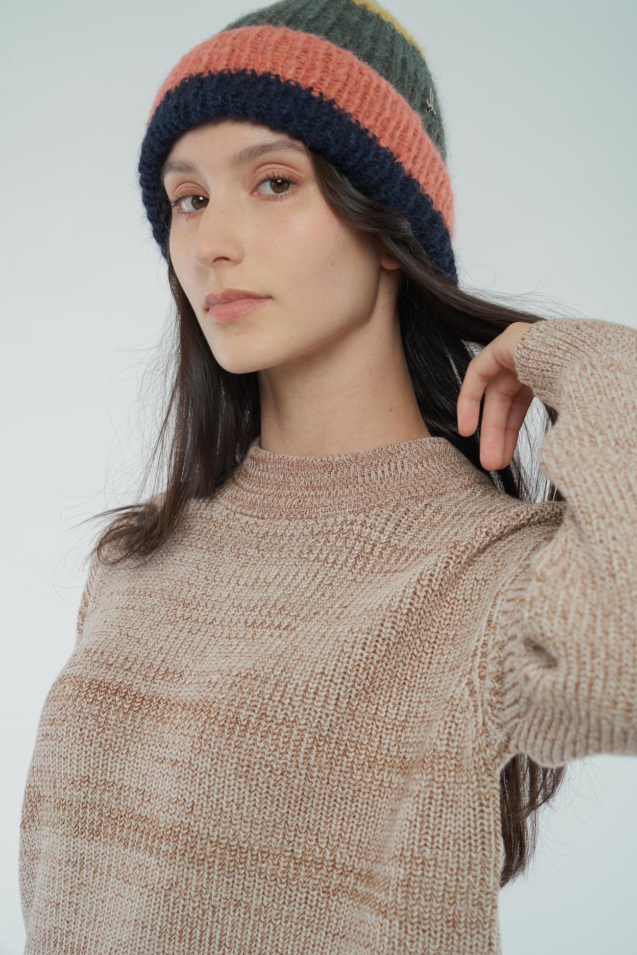W-mw-152-305-MANIKA-Rippstrick-pullover-aus-Bio-Baumwolle-Fairtrade-Kleidung-Frauen-LESEO-Speckles-Detail
