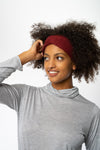 W-mw-590-300-MEENA-Stirnband-aus-Bio-Baumwolle-Oekomode-XUMEG-Burgundy-Red-Vorne