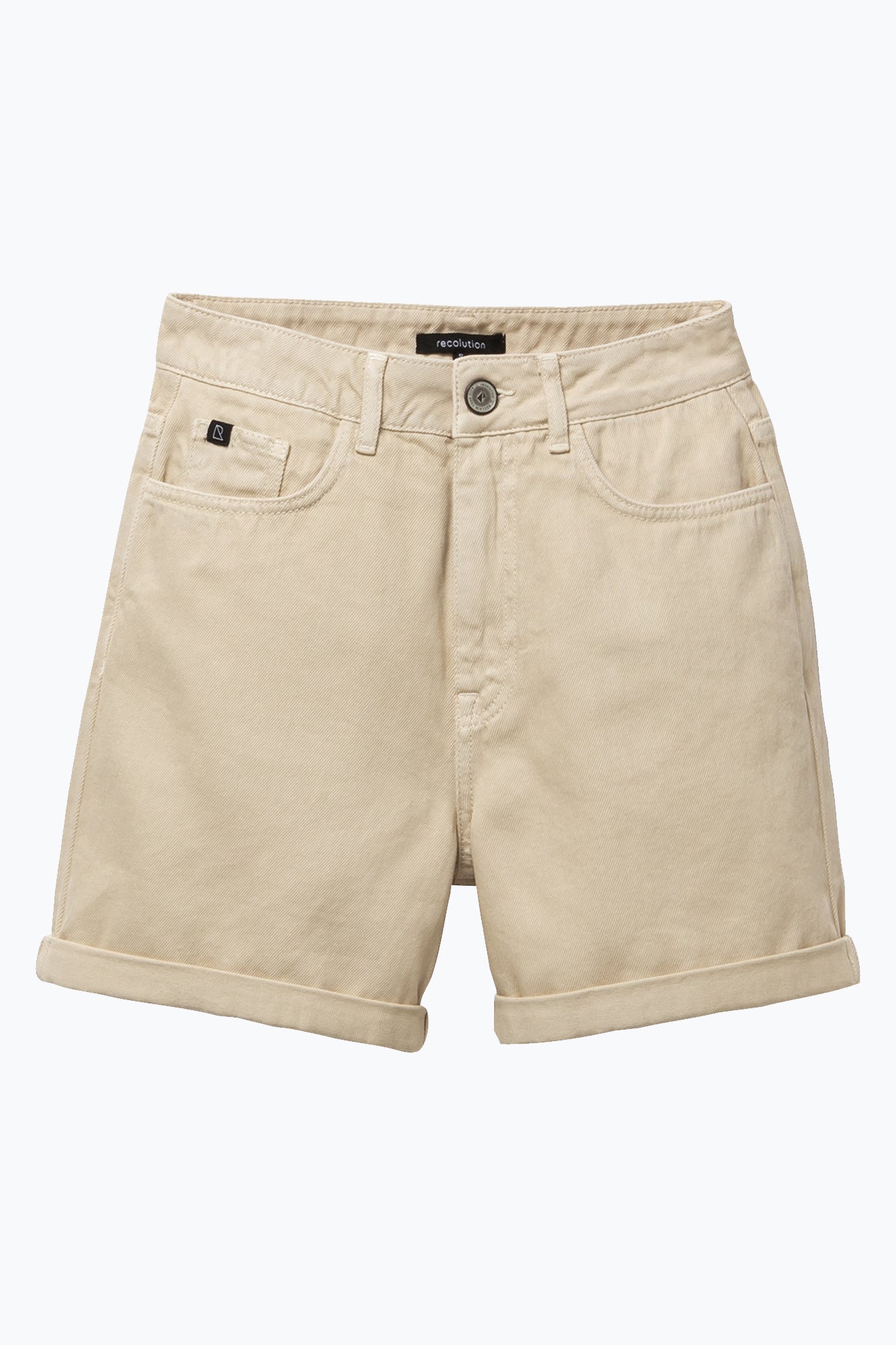 W10628-Cream-Hos-Shorts-Creme