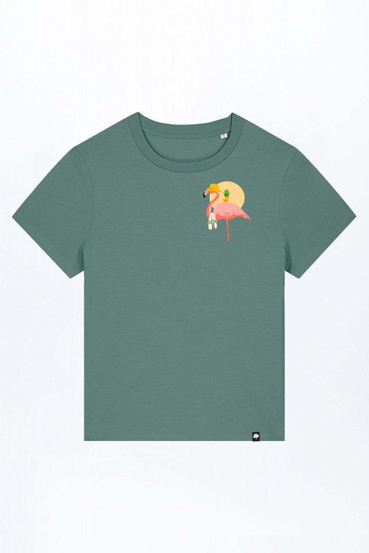 Flamingo Summer T-Shirt für Frauen