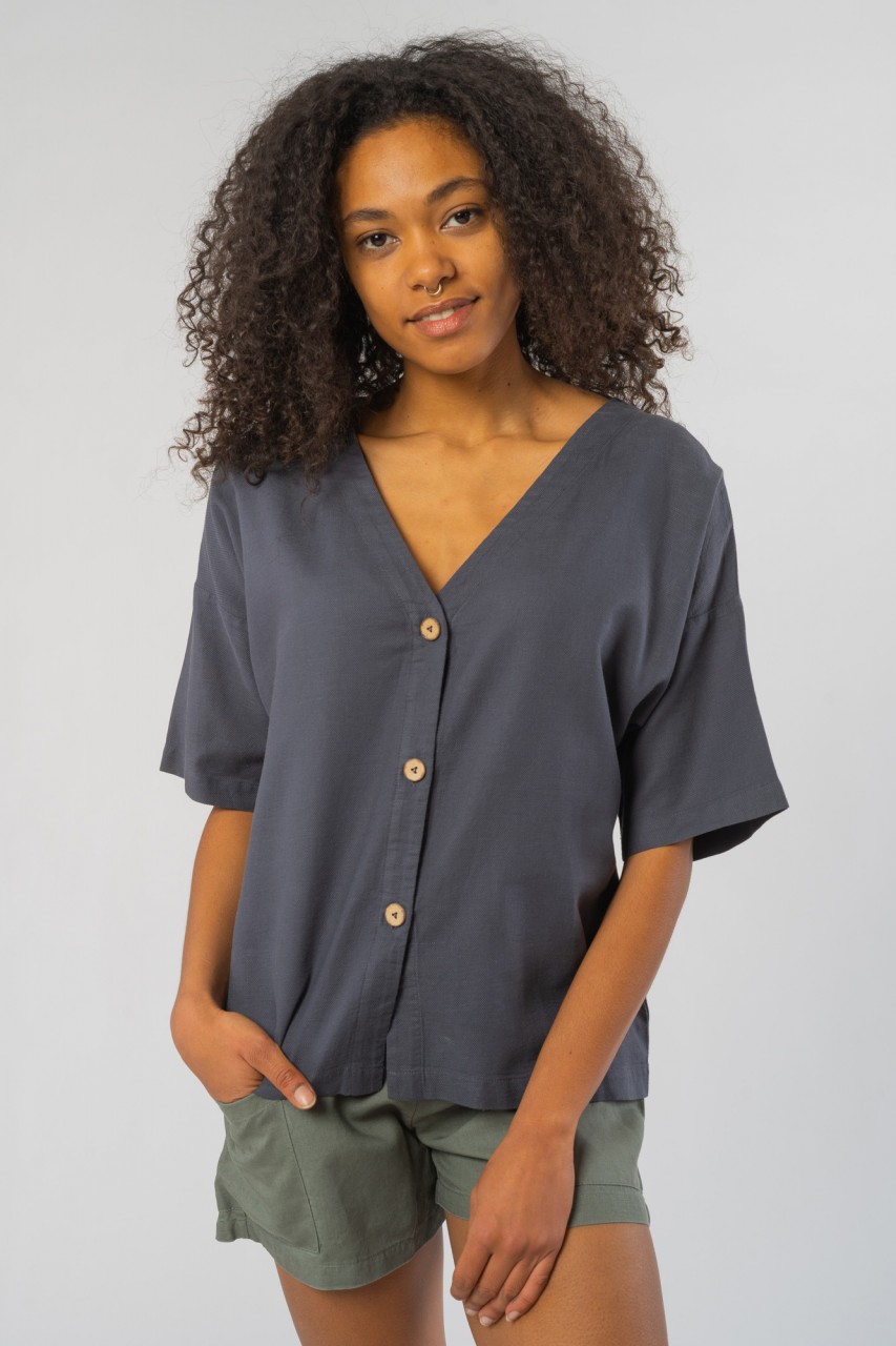 Market Shirt aus Bio Baumwolle & Hanf