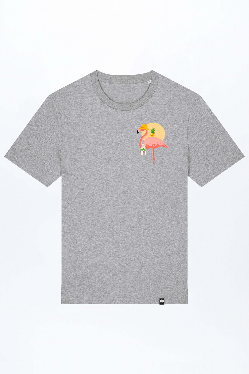 Flamingo Summer Basic T-Shirt out of Organic Cotton