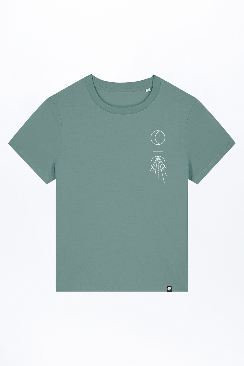 Vintage T-Shirt for Women Rolled Sleeve