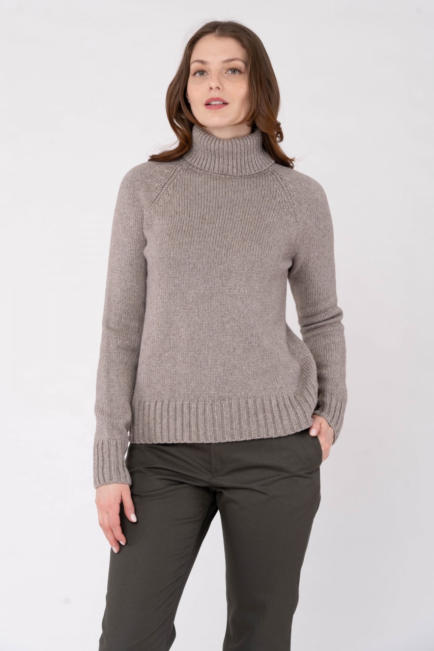 Turtleneck Sweater aus Wolle