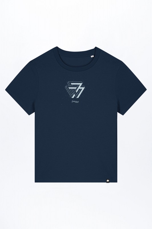 Melange Triangle T-Shirt für Frauen