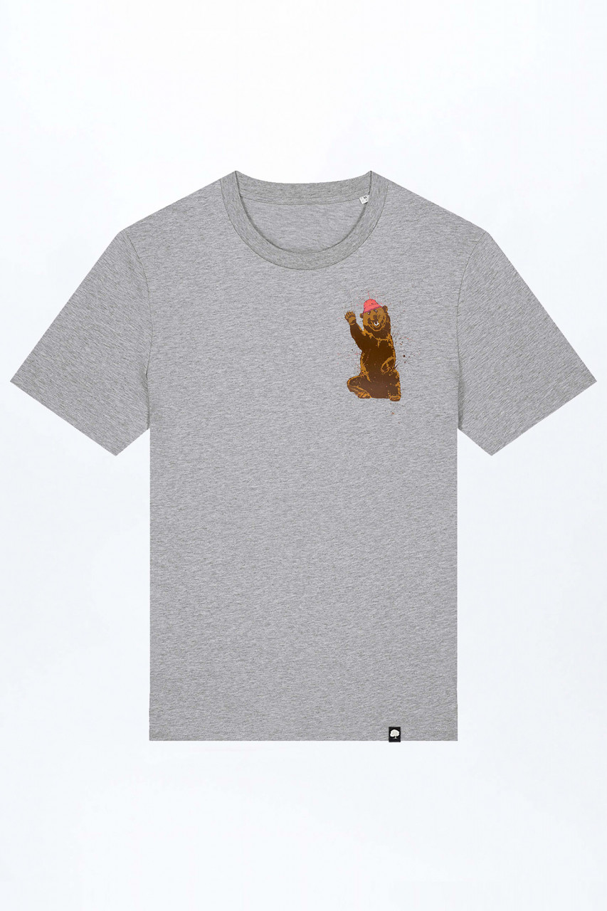 Happy Bear Basic T-Shirt out of Organic Cotton