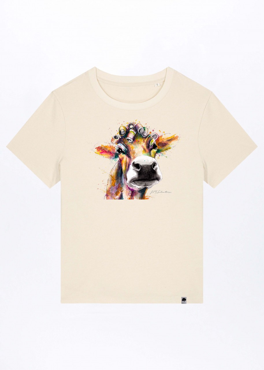Cow Damen T-Shirt aus Bio Baumwolle