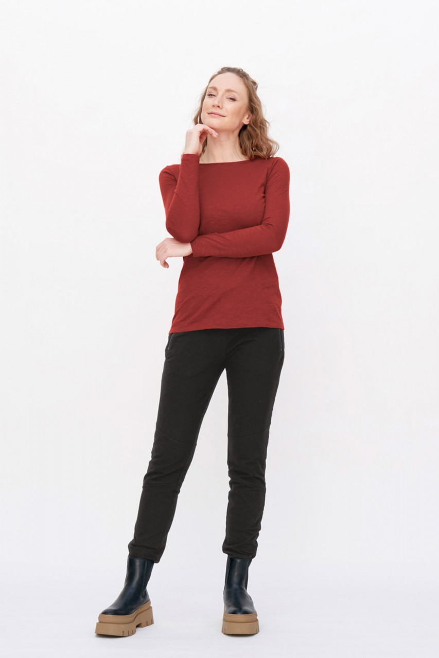 HILLA Longsleeve Shirt aus Bio Baumwolle