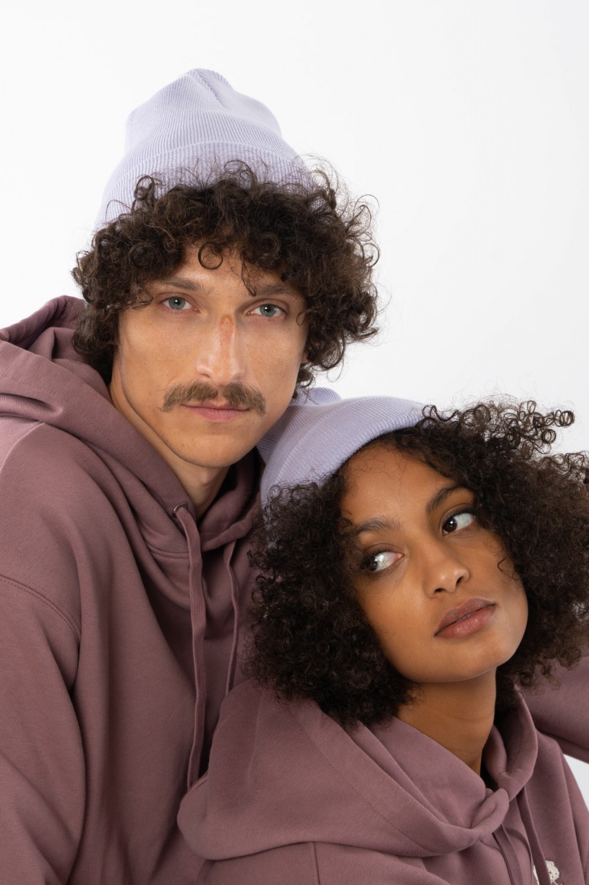 Rib Beanie from Organic Cotton & Recycled Polyester