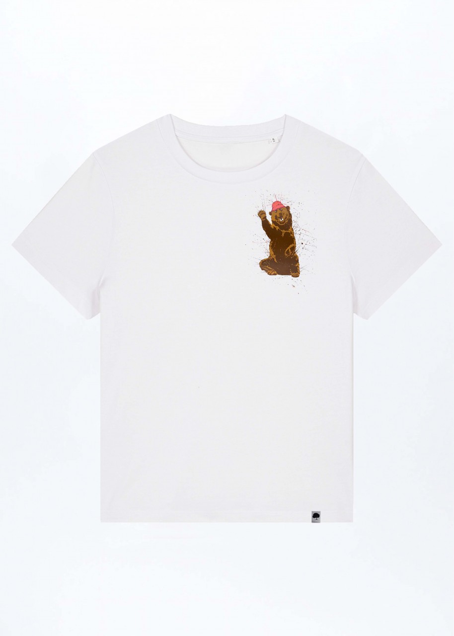 Happy Bär Damen T-Shirt aus Bio Baumwolle
