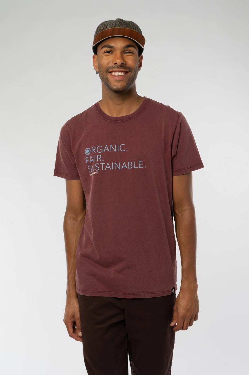 Vintage Washed T-Shirt für Männer OFS Print