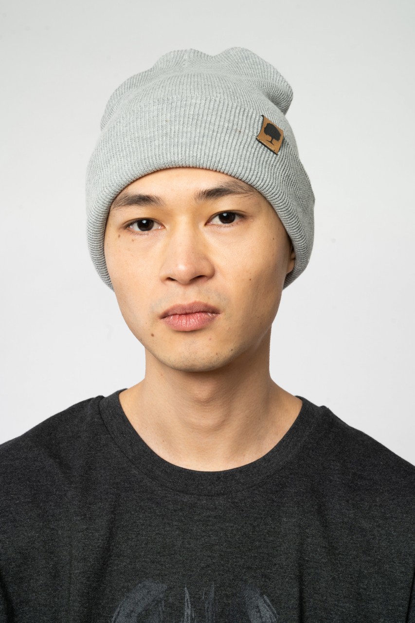 Rib Beanie aus Bio Baumwolle & recyceltem Polyester
