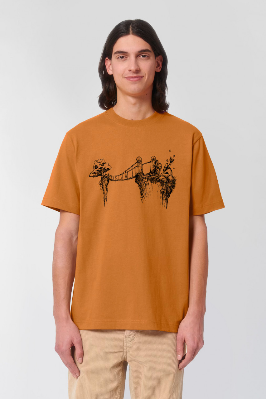 Brückenwächter Relaxed Fit T-Shirt für Männer