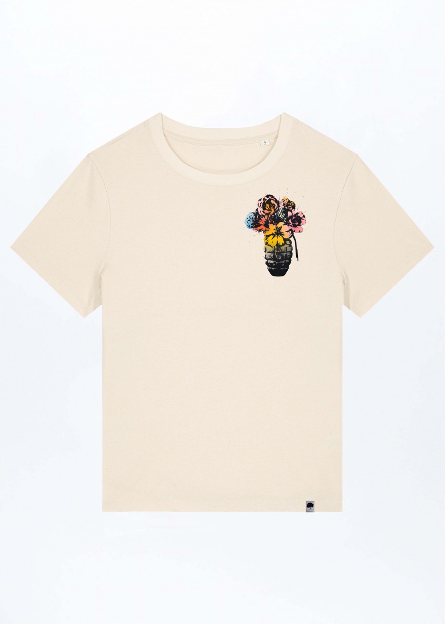 Granate Damen T-Shirt aus Bio Baumwolle