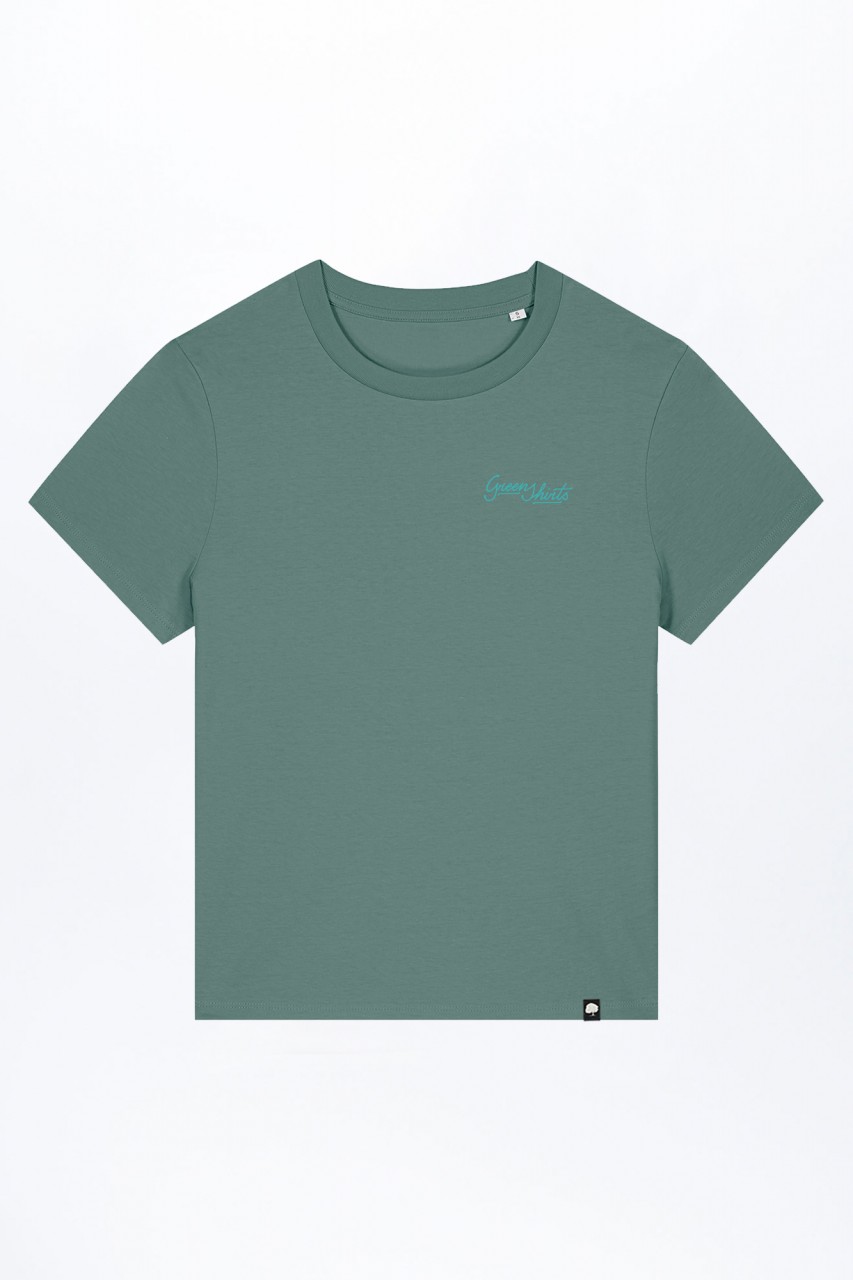 Vintage T-Shirt for Women Rolled Sleeve