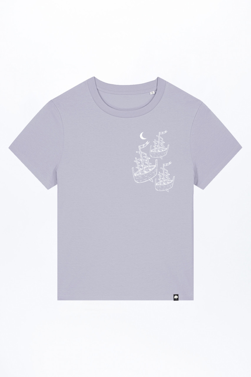 Vintage T-Shirt for Women Rolled Sleeve