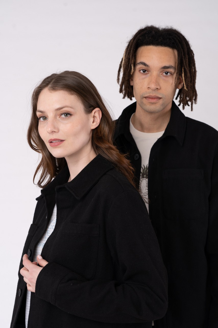 Unisex Overshirt aus recyceltem Polyester