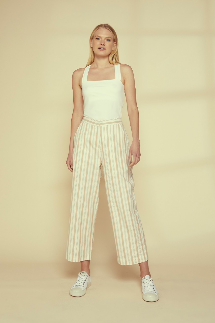 Emerson Striped Trousers from Organic Cotton