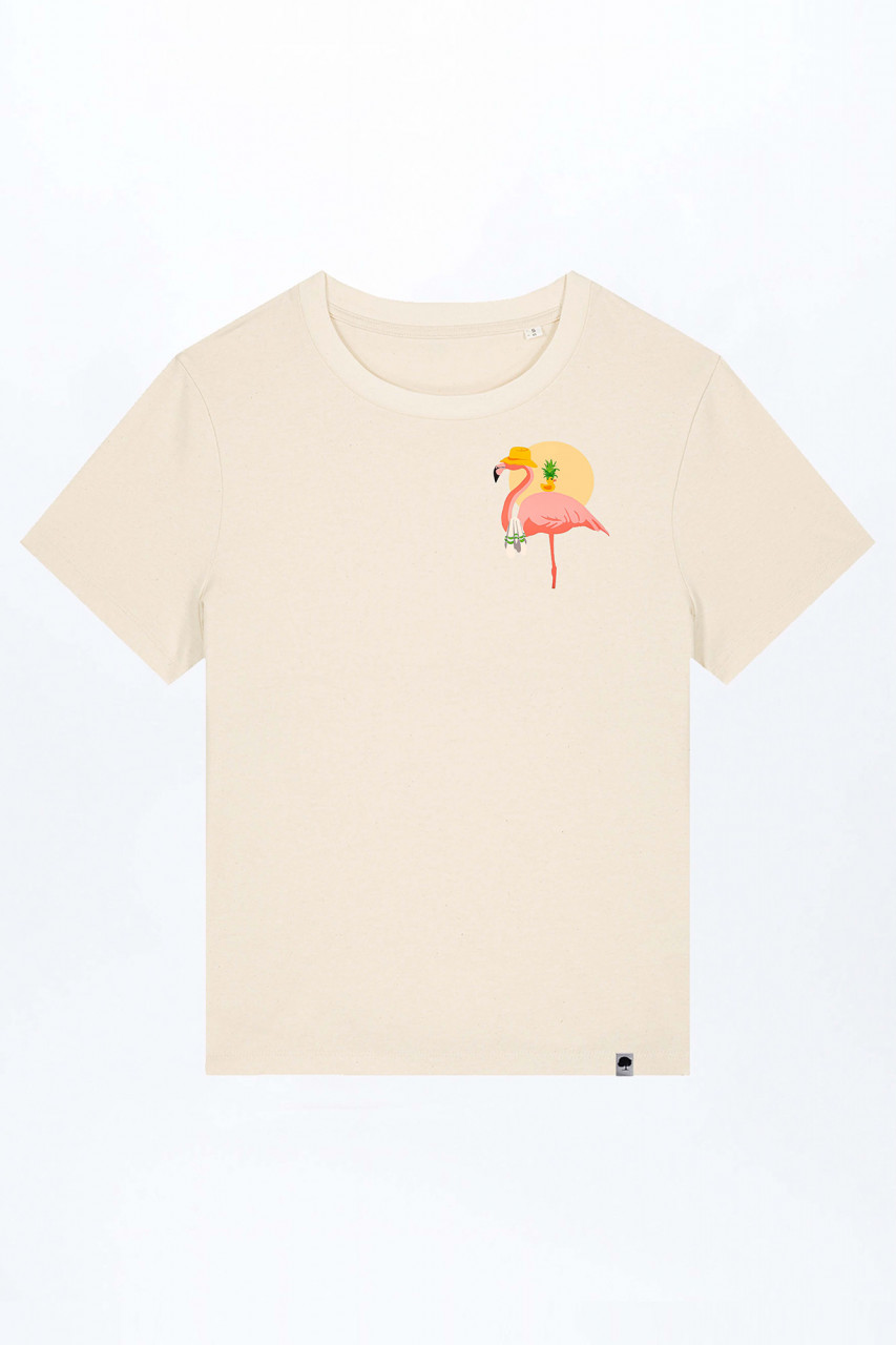 Flamingo Summer T-Shirt für Frauen