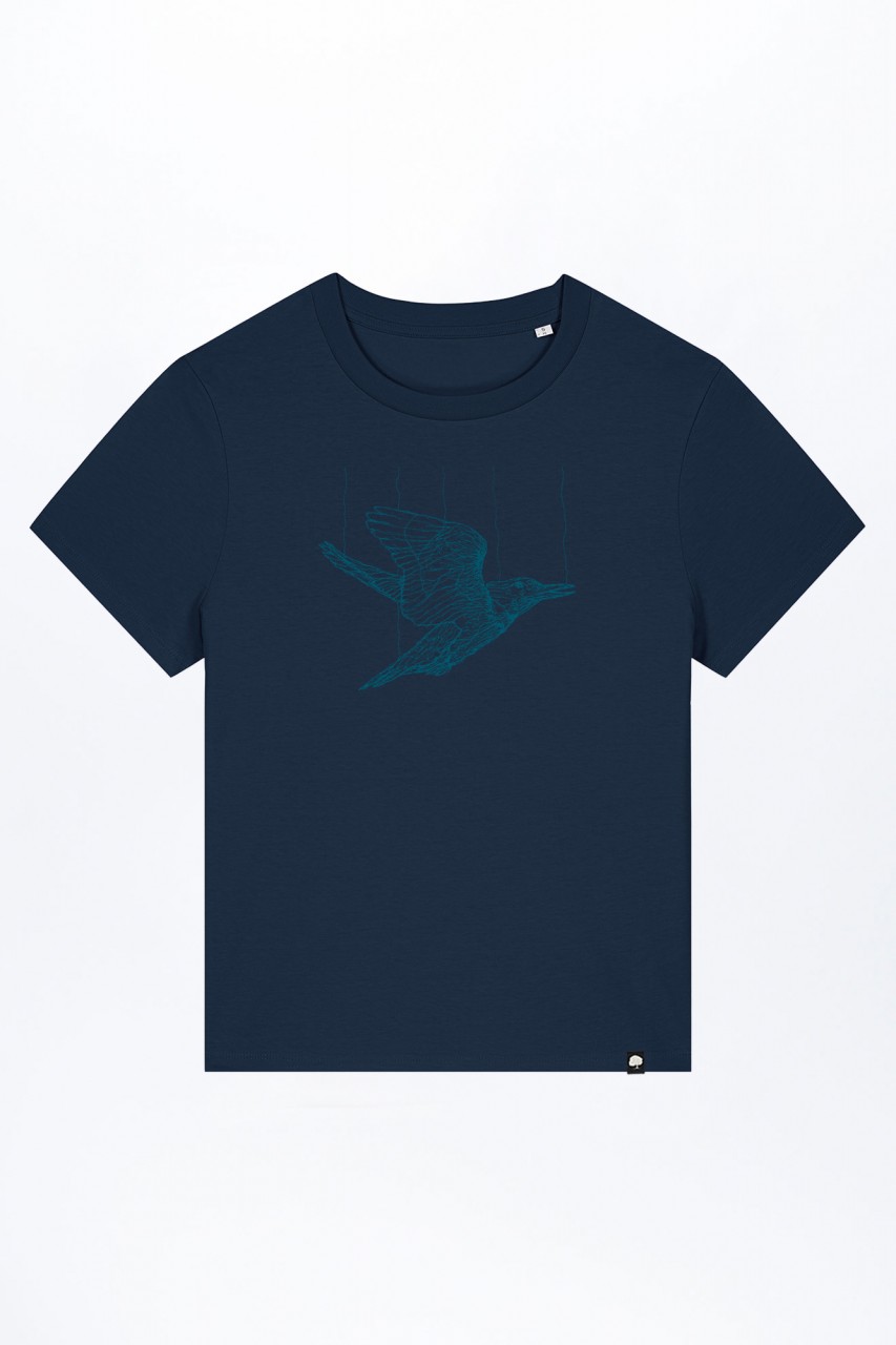 Cat Fight Basic T-Shirt out of Organic Cotton