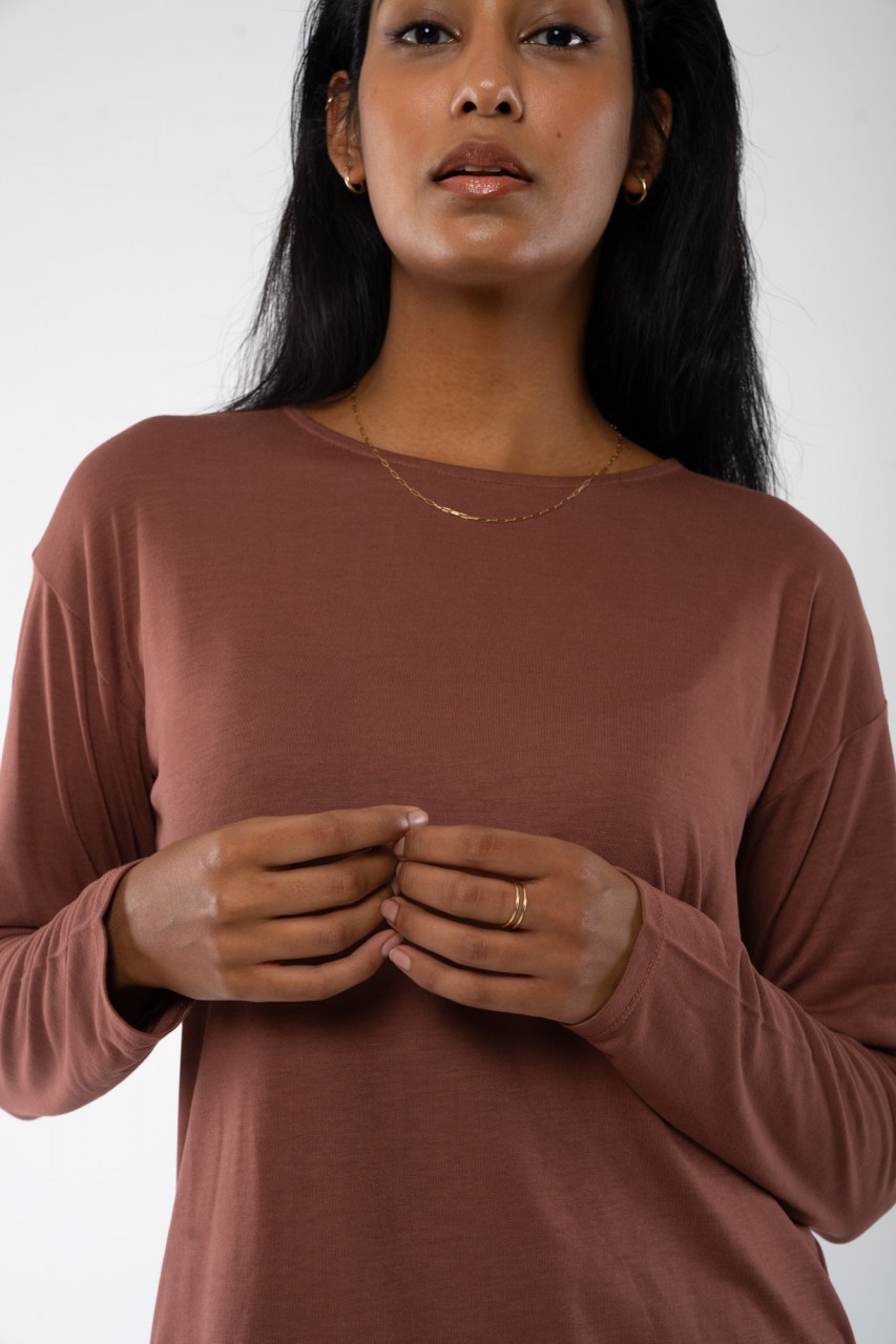 REENA Langarmshirt aus Bio Baumwolle