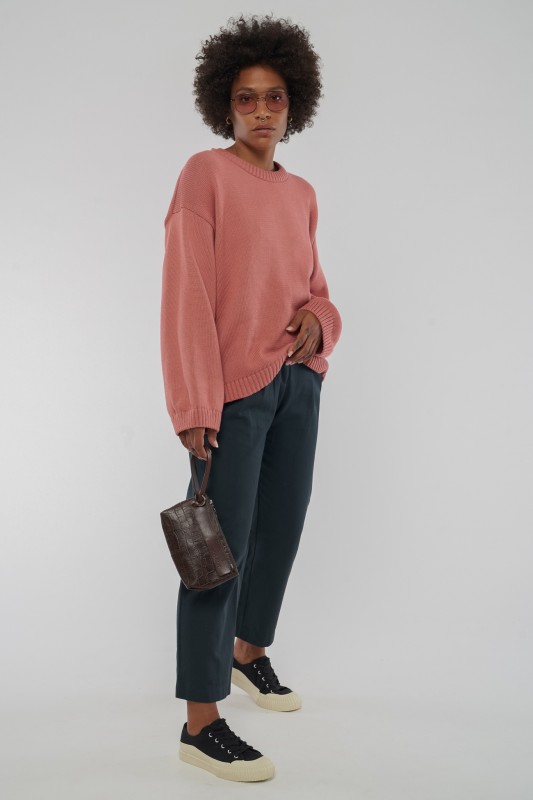 BECKY Strickpullover aus Bio Baumwolle