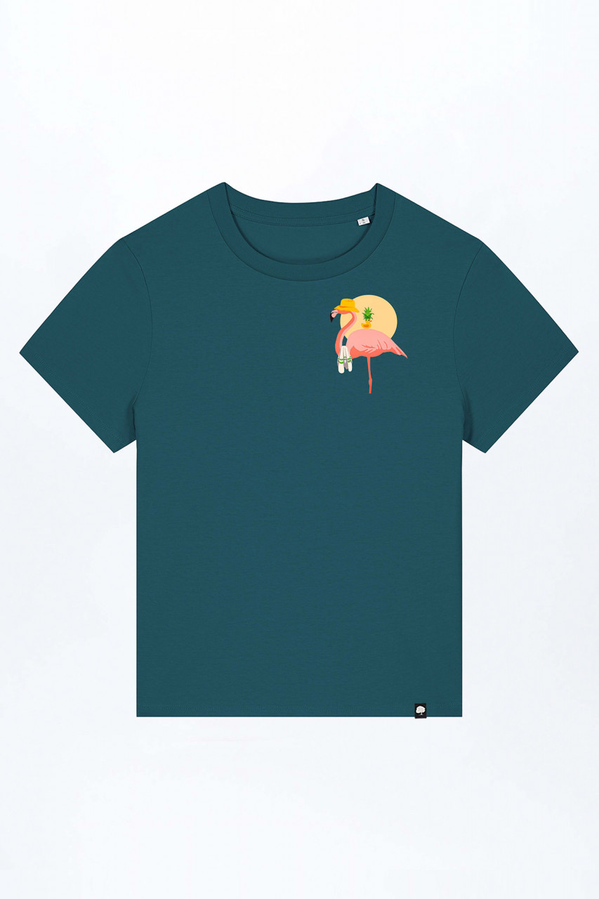 Flamingo Summer T-Shirt für Frauen