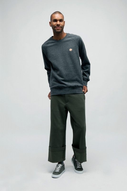 Dotted Sweatshirt made with Organic Cotton