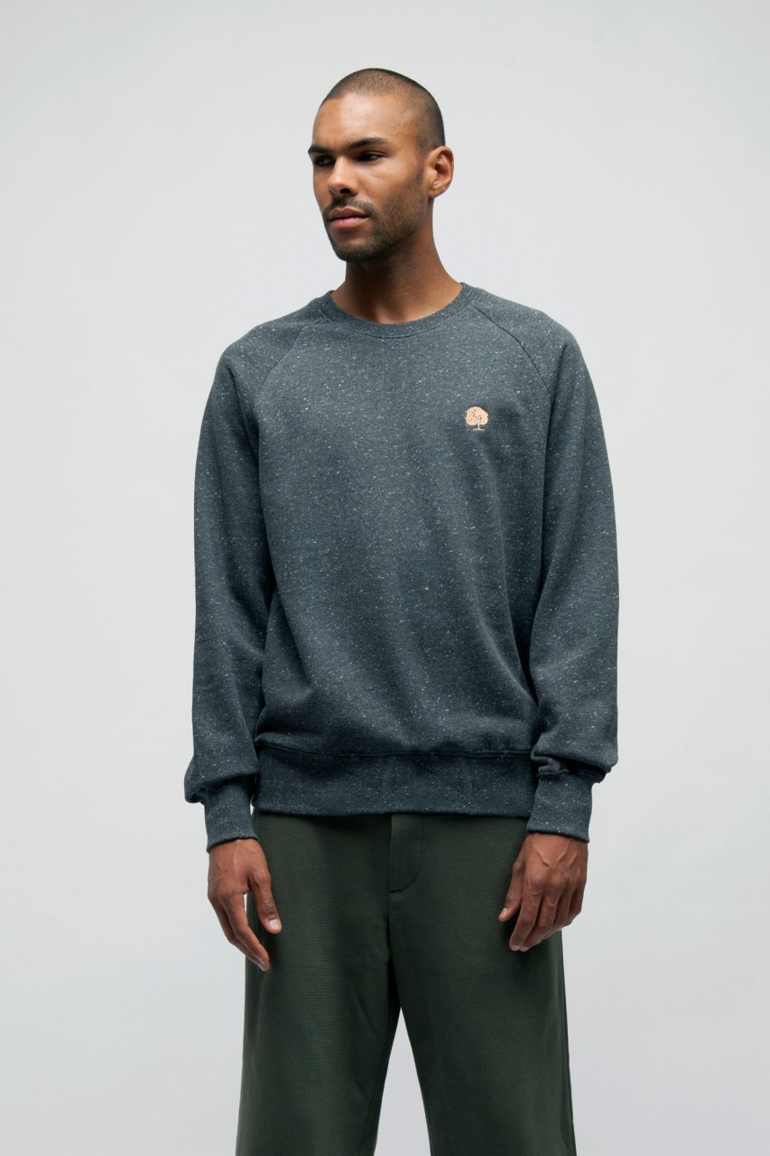 Gepunktetes Sweatshirts aus Bio Baumwolle
